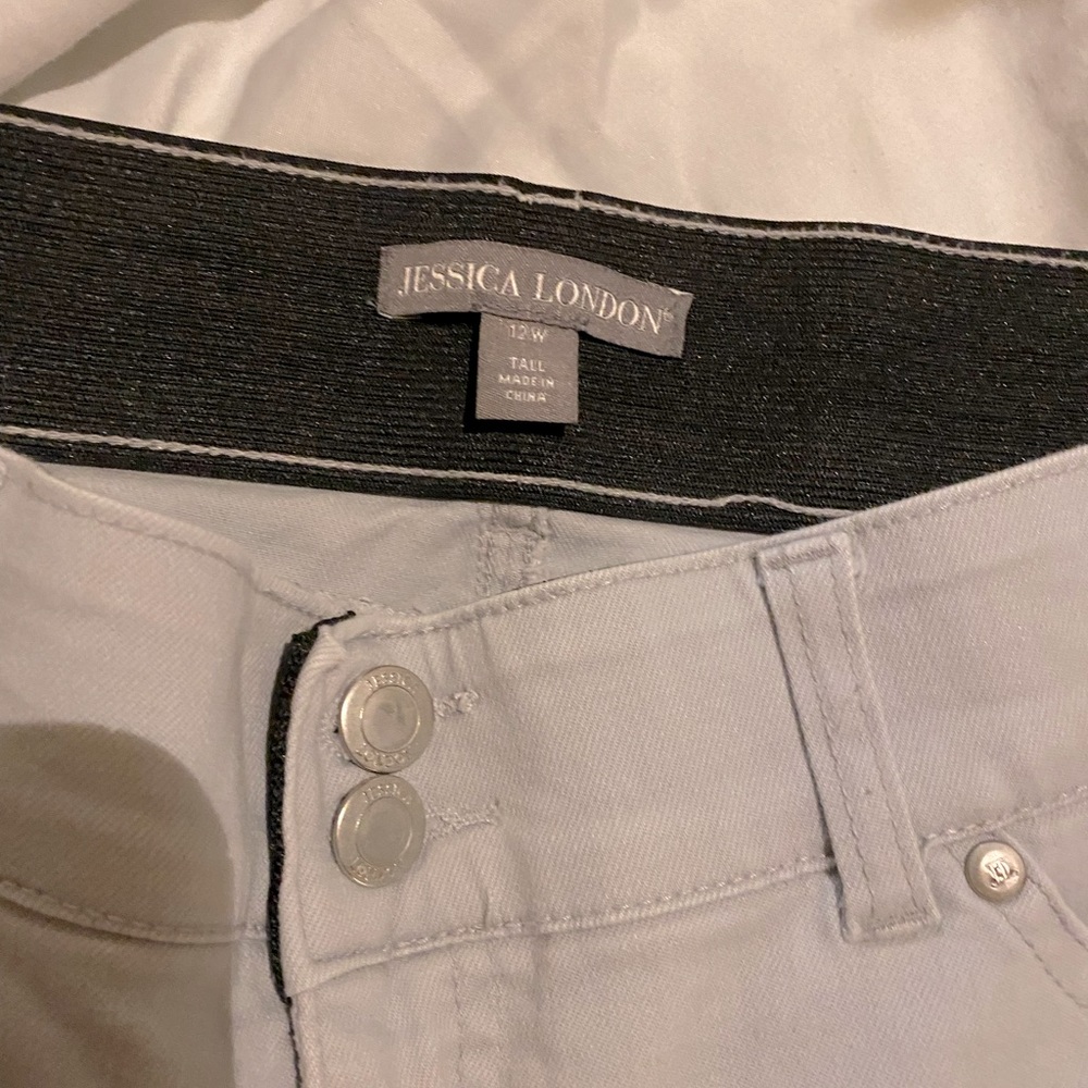 12W Tall Jessica London stretchy jeans-Grey